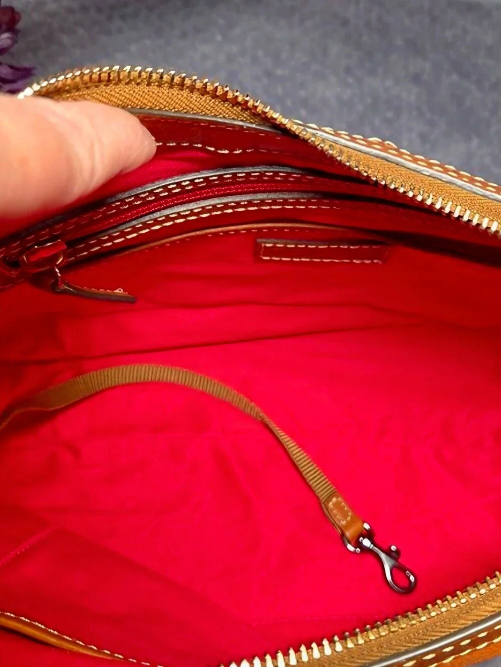 Authentic Like New Dooney and Bourke Wexford Hobo Bag comes with COA